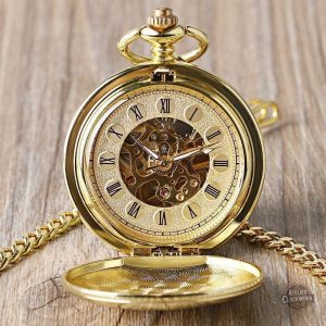 Golden Lady, montre gousset pour un look unique