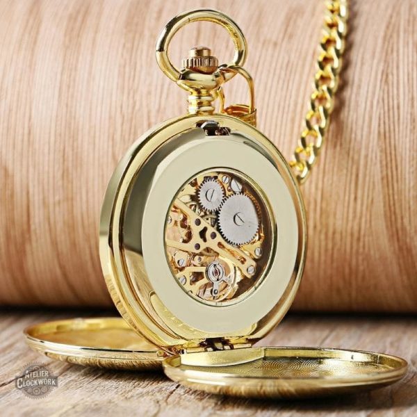 Montre gousset femme, fusion de l'ancien et du futur