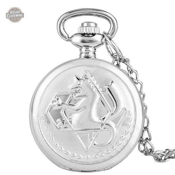 Montre à gousset full métal élégante et intemporelle
