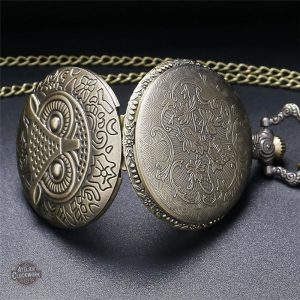 Gousset Hibou, style steampunk élégant et original
