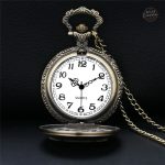 Montre à gousset, design hibou inspiré steampunk