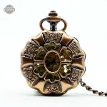 Montre Gousset Squelette au design oriental