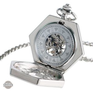 Montre à gousset design hexagonal