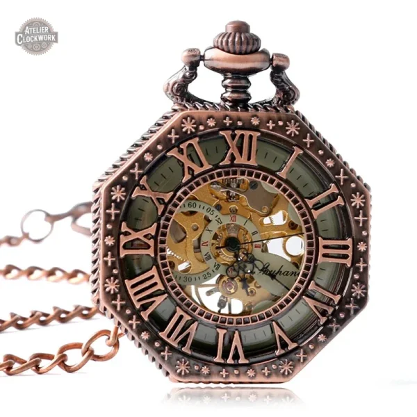 Gousset Napoléon, montre octogonale élégante