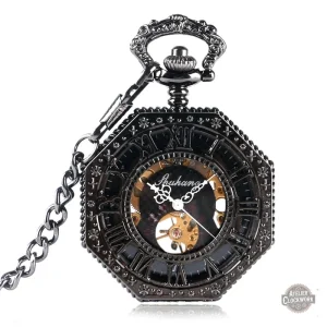 Montre homme à gousset, design octogonal Napoléon