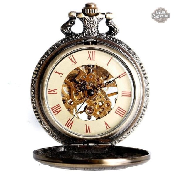 Montre gousset avec finition soignée et raffinée