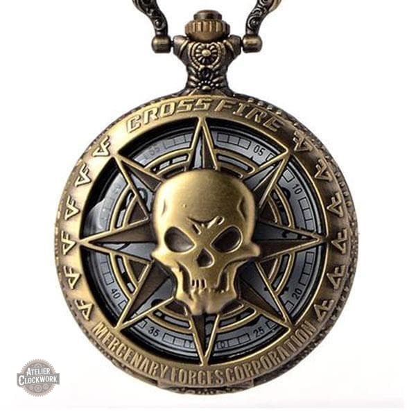 montre-gousset-pirate-1 Montre Gousset - Pirate Skull au design unique