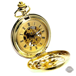 Montre à gousset classique avec remontage manuel