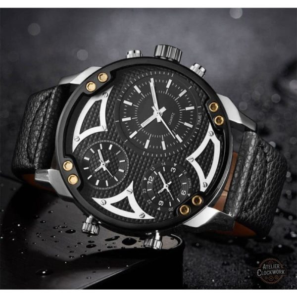 Montre au design créatif, parfait pour les amateurs de Steampunk
