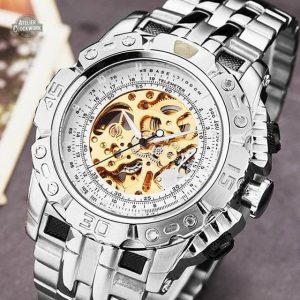 Montre Squelette Automatique pour homme élégant