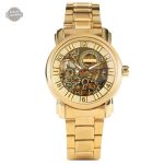 Montre homme au style squelettique unique