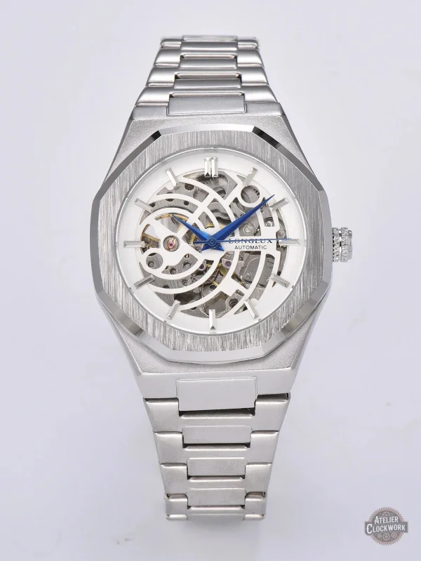 Élégance Masculine : Montre Mécanique Squelette