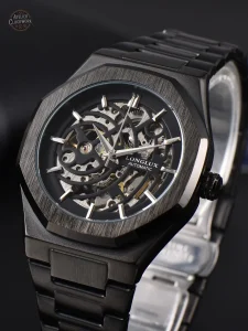 Montre Squelette Acier Inoxydable pour Homme
