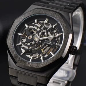 Montre Squelette Acier Inoxydable pour Homme
