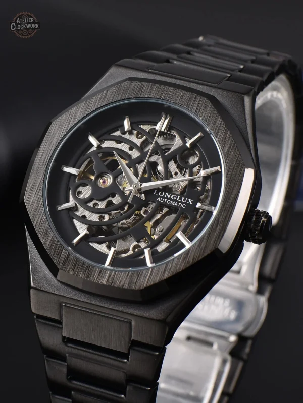 Montre Squelette Acier Inoxydable pour Homme