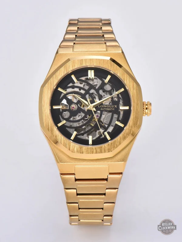 Style Sophistiqué : Montre Mécanique Squelette
