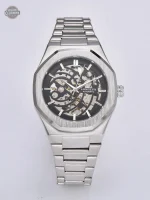 Montre Squelette en Acier Inoxydable Durable