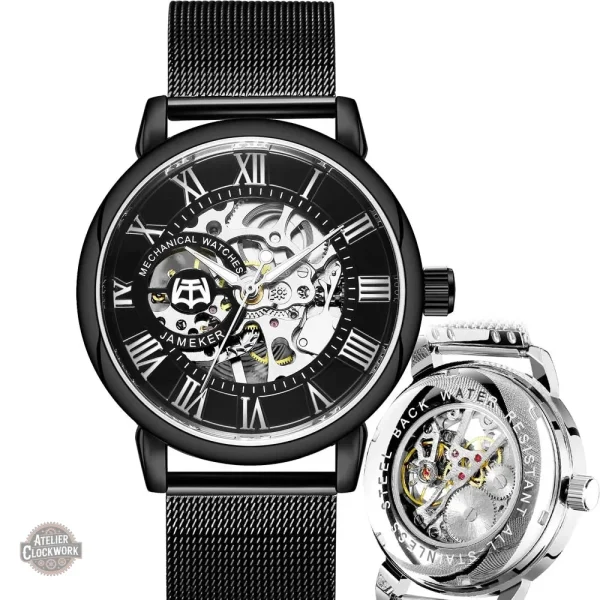 Montre mécanique vintage pour homme audacieux