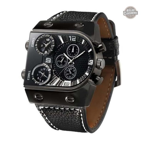 Montre militaire au style Steampunk unique