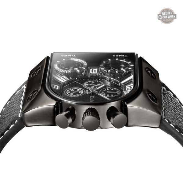 Montre Steampunk avec design inspiré des militaires