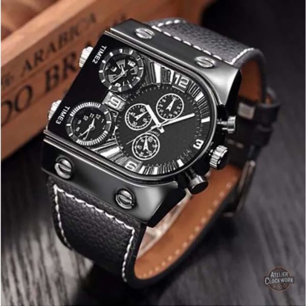 Style dandy masculin : montre Steampunk originale