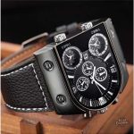 Montre au style rétro-futuriste pour homme