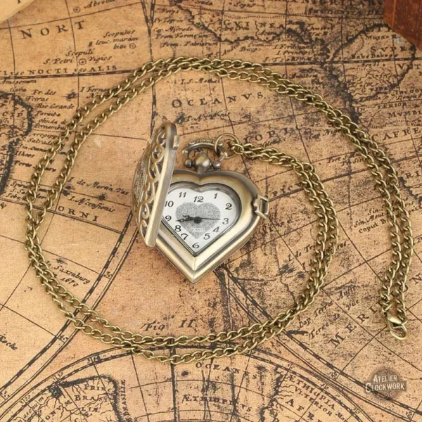 Pendentif montre Heartness pour femme