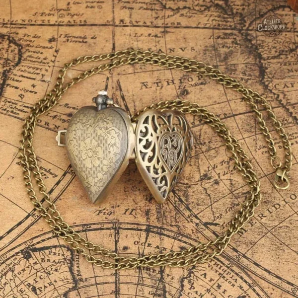 Montre originale en forme de pendentif