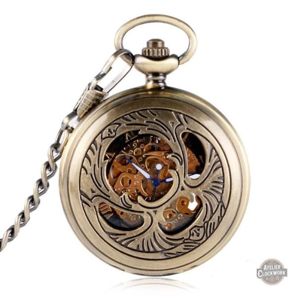 montre-phoenix-steampunk-store-1 Montre à Gousset Phoenix Steampunk