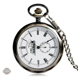 Montre à Gousset pour homme au design unique