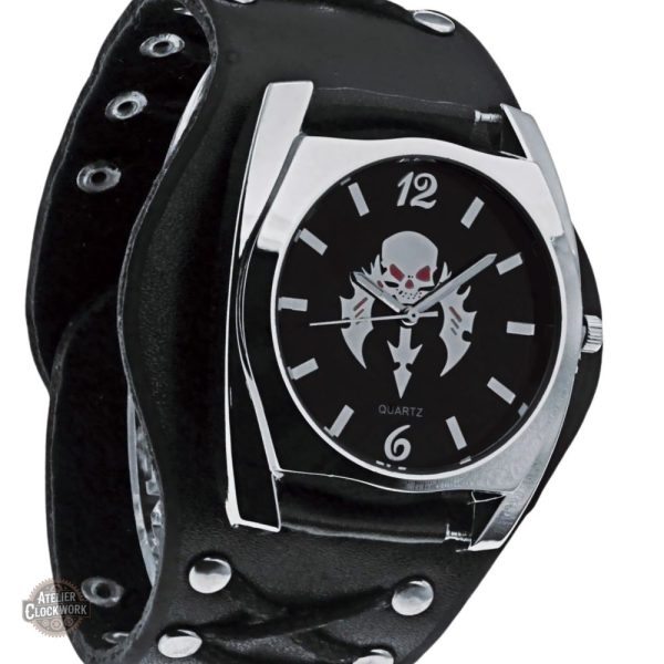 Montre Punk - White Riot, élégance audacieuse pour homme