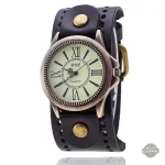 Montre femme avec motif vintage distinctif