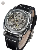 Montre automatique squelette homme LONGLUX
