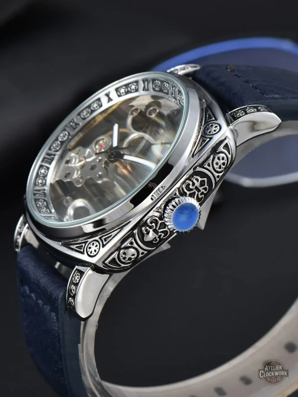 Montre homme automatique avec affichage squelettique