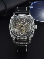 Accessoire de mode : montre automatique homme LONGLUX