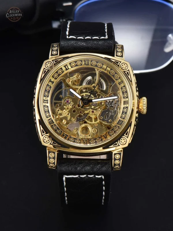 Montre squelettique LONGLUX pour les hommes modernes