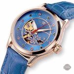 Montre Squelette Femme Bleue Steampunk