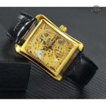 Élégante montre en forme rectangulaire pour femme