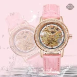 Accessoire steampunk : montre squelette pour femme