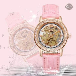 Accessoire steampunk : montre squelette pour femme