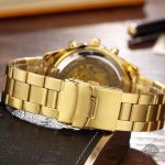 Design squelette de la montre Churchill pour hommes