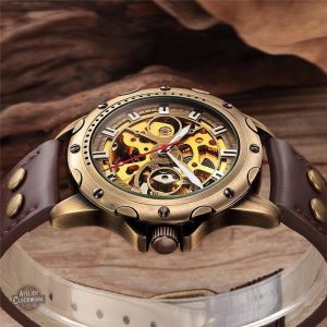 Révolution : Montre Squelette pour homme raffinée