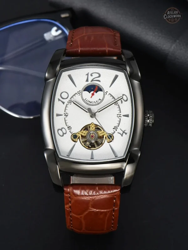Montre rectangulaire avec charme vintage