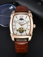 Squelette Art Déco : montre homme raffinée