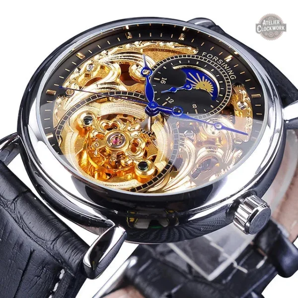 Montre homme au style rétro et sophistiqué