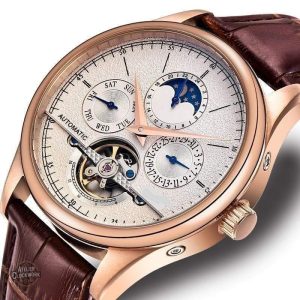 Montre Homme Luxe H.G. Wells en style steampunk