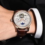 Montre bracelet steampunk pour homme H.G. Wells