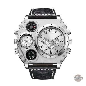 Accessoire steampunk pour homme : Montre Tesla