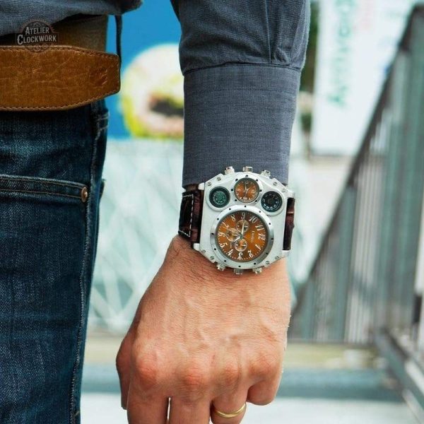 Montre Tesla, un bijou steampunk pour les hommes