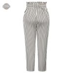 Pantalon à rayures pour style vintage futuriste
